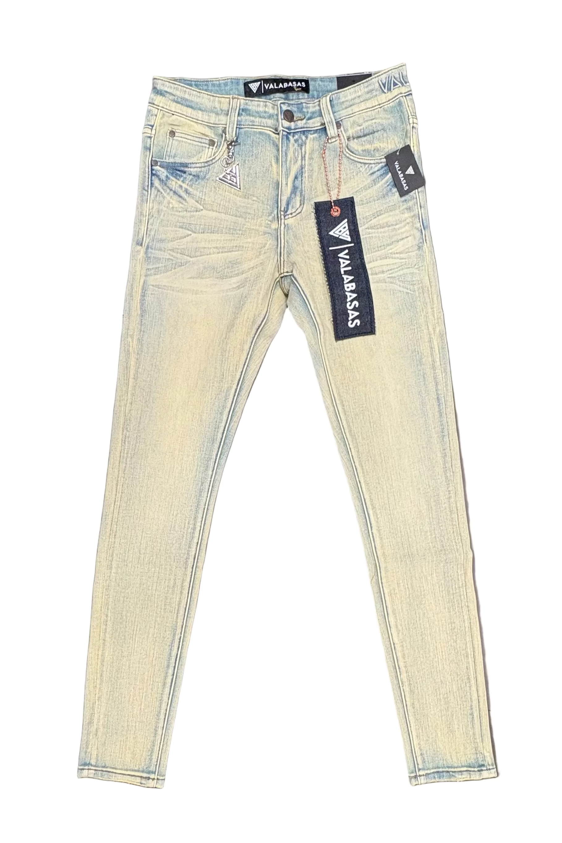 VALABASAS Vintage Wash Skinny Jeans