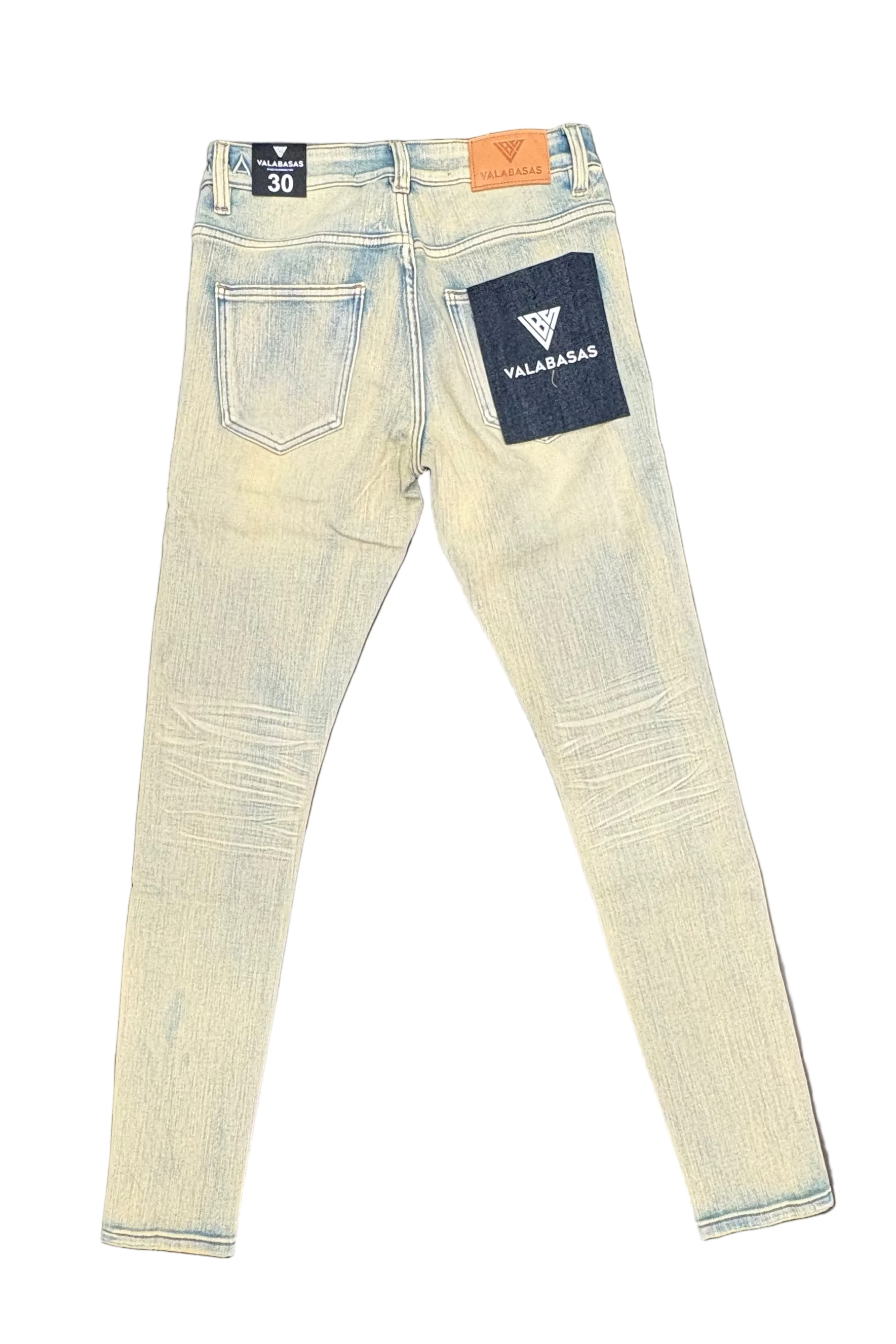 VALABASAS Vintage Wash Skinny Jeans