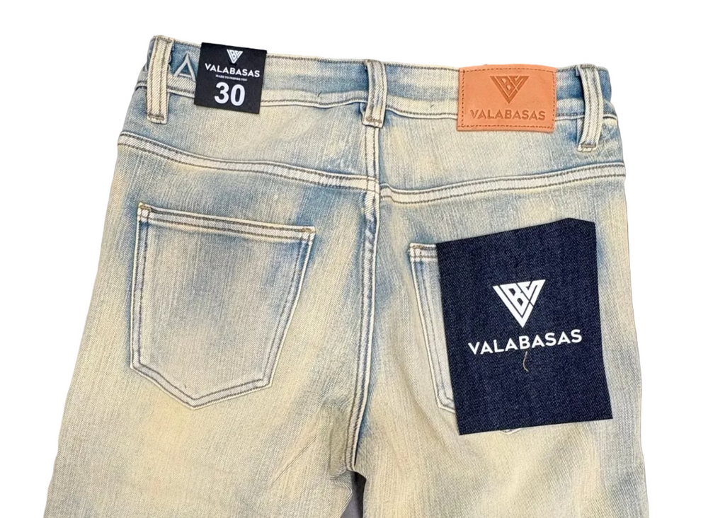 VALABASAS Vintage Wash Skinny Jeans