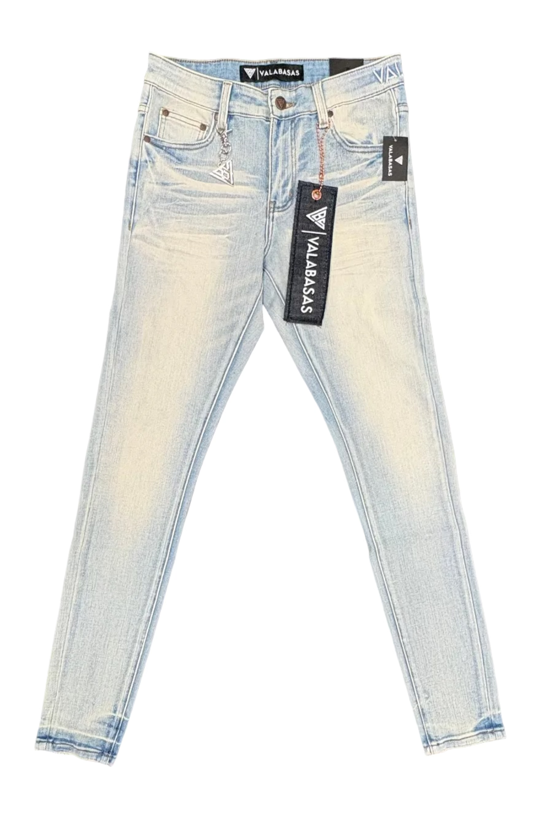 VALABASAS Light Wash Skinny Jeans