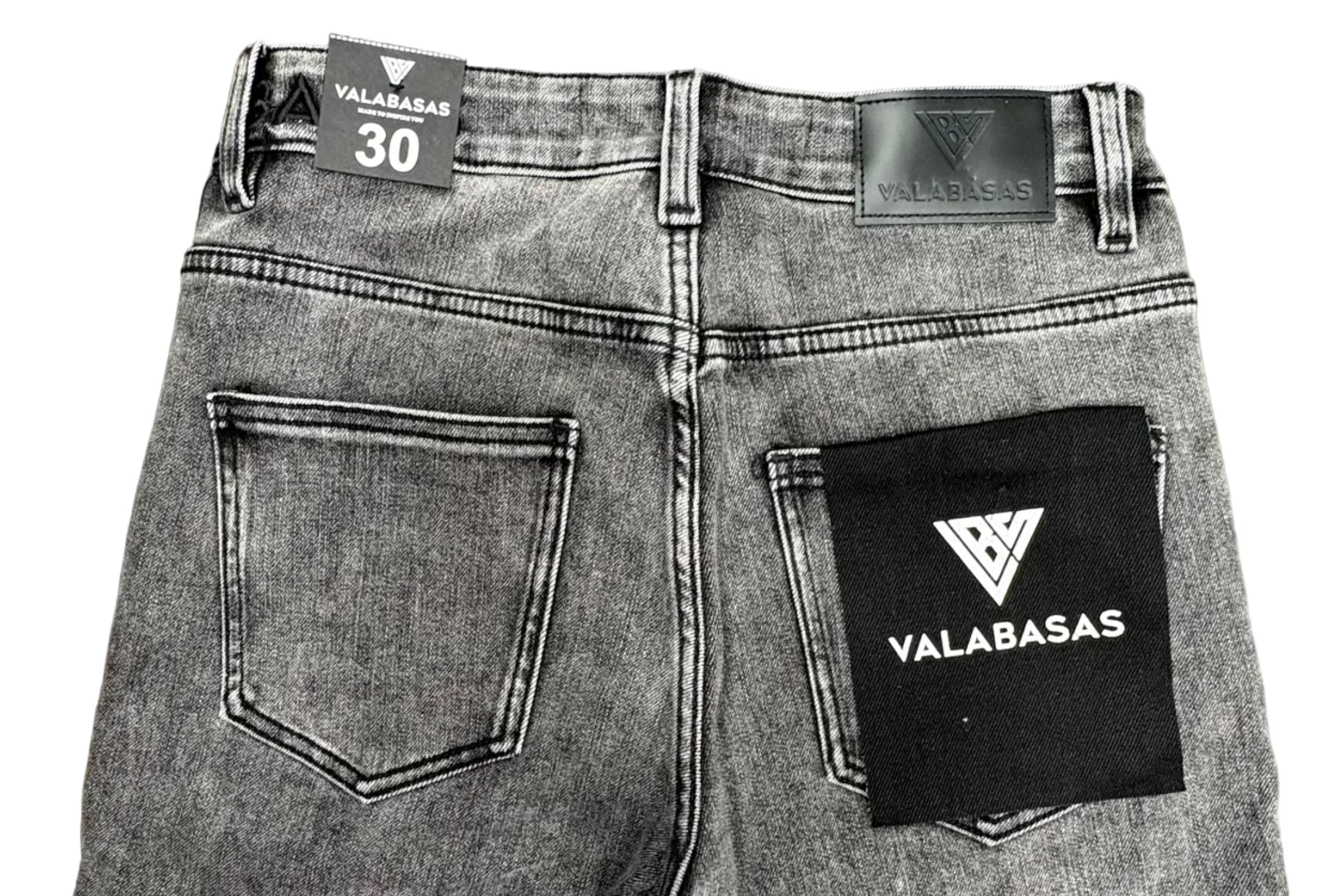 Valabasas Grey Skinny Jeans