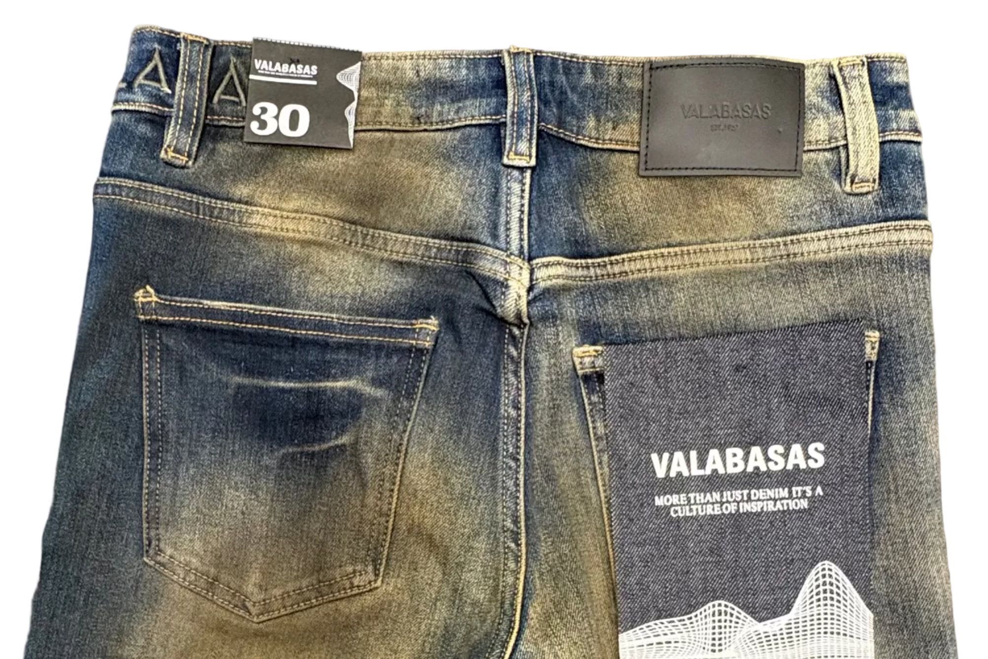 Valabasas Vint blue/Dk blue washed