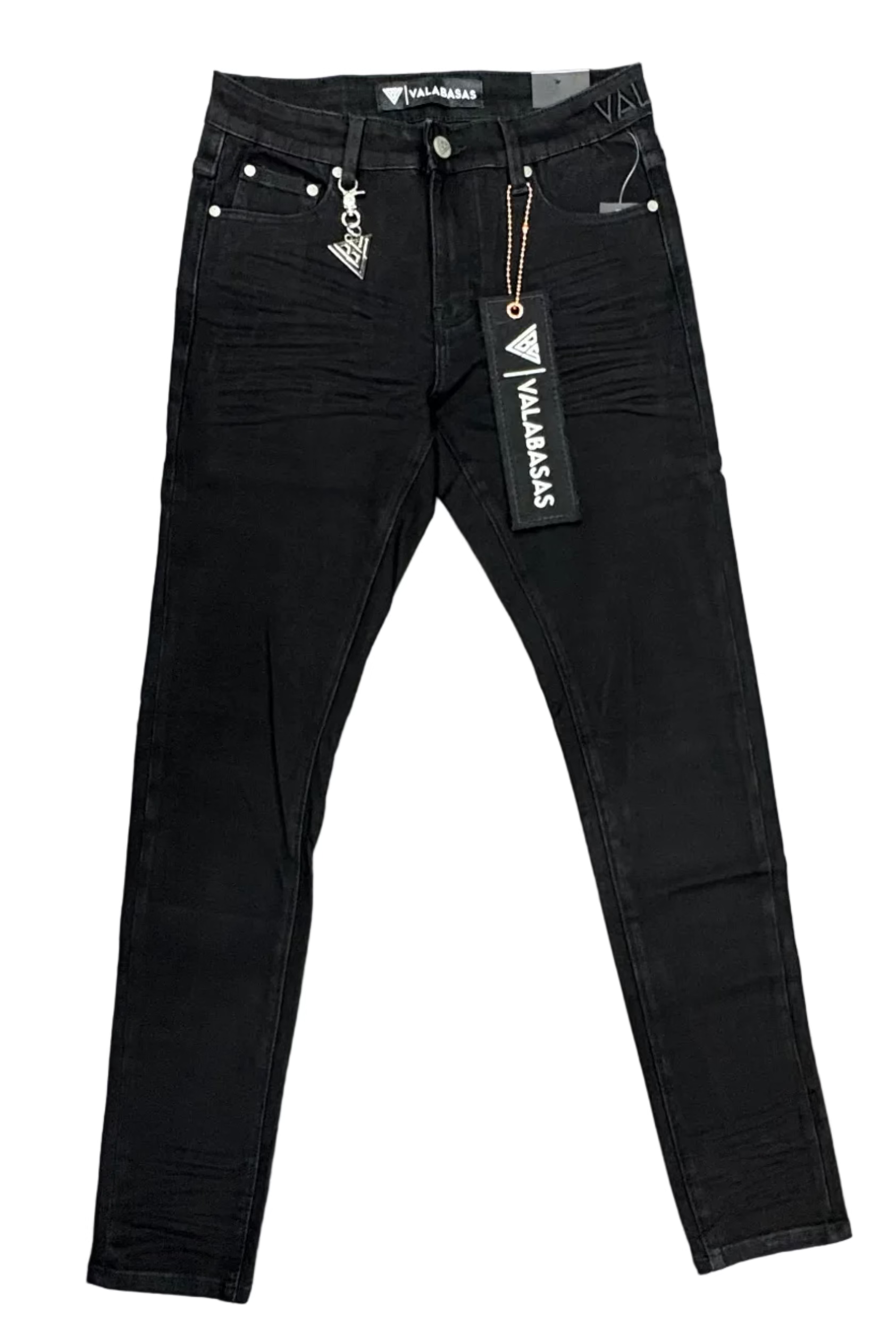 Valabasas Jet Black Skinny Jeans