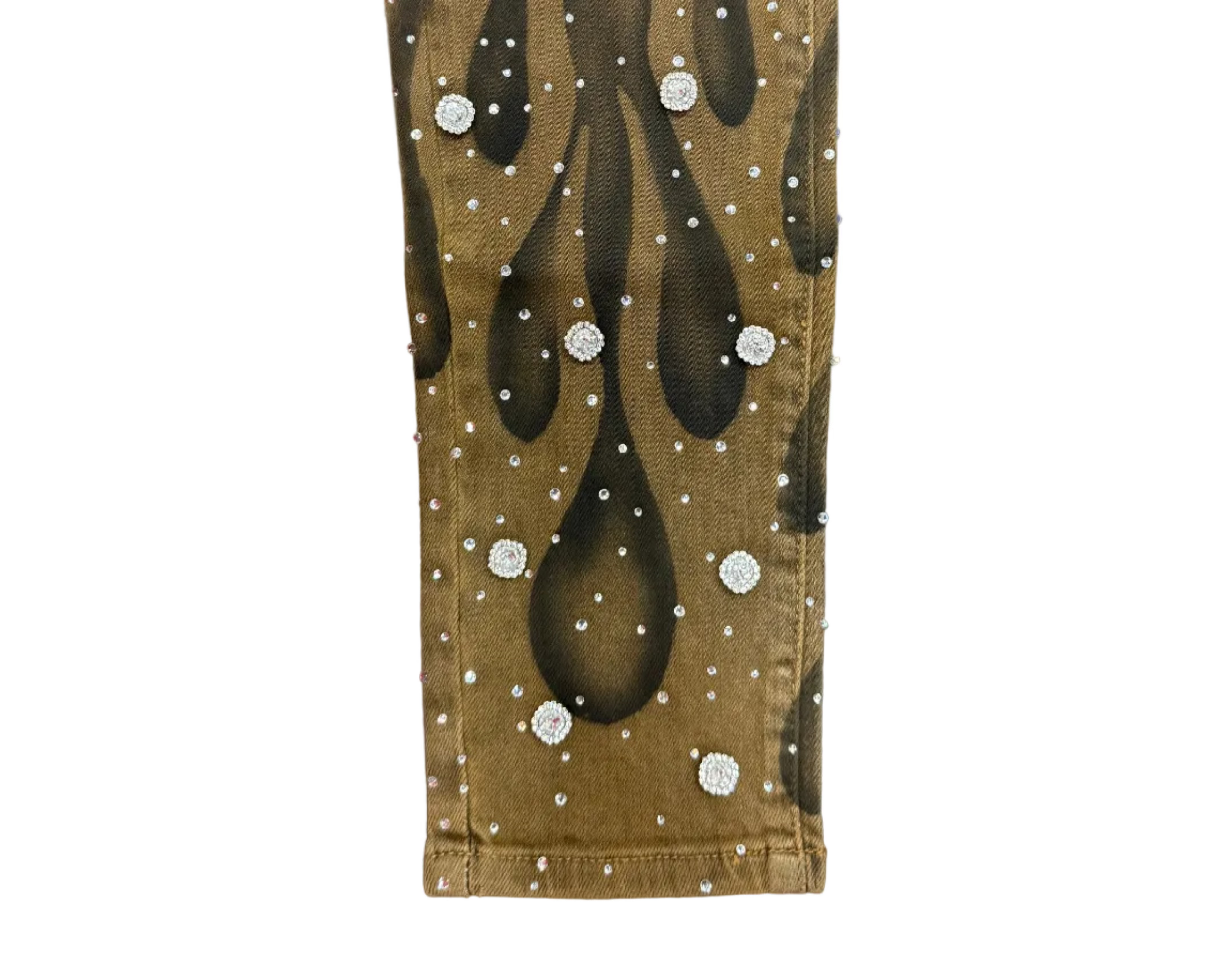 Rever Jeans Flame Rhinestone Jeans