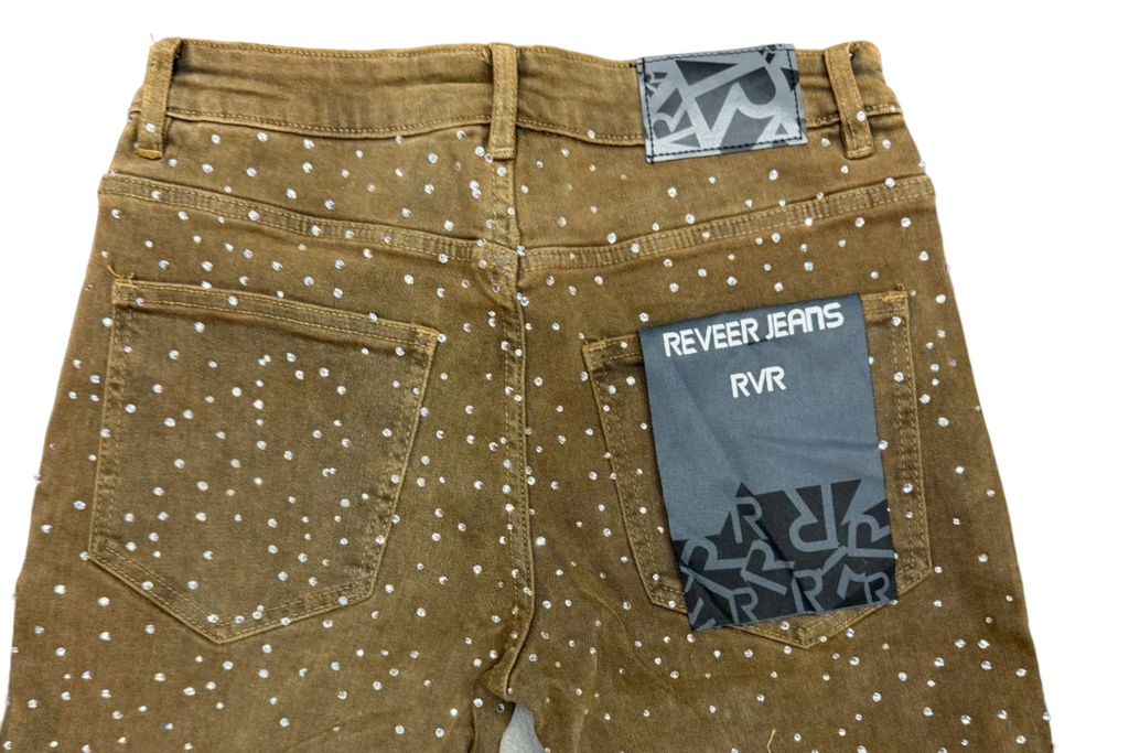 Rever Jeans Flame Rhinestone Jeans