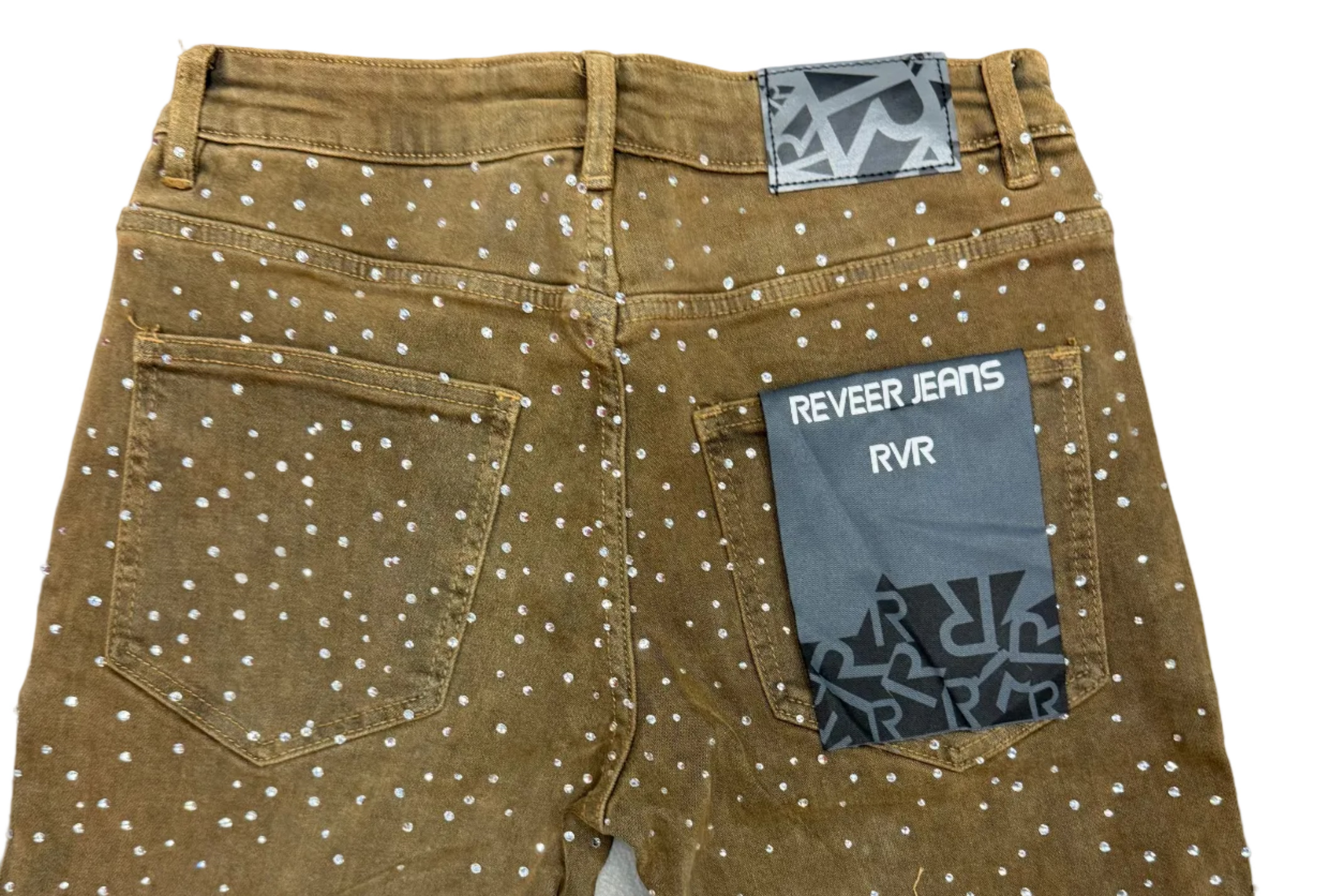 Rever Jeans Flame Rhinestone Jeans