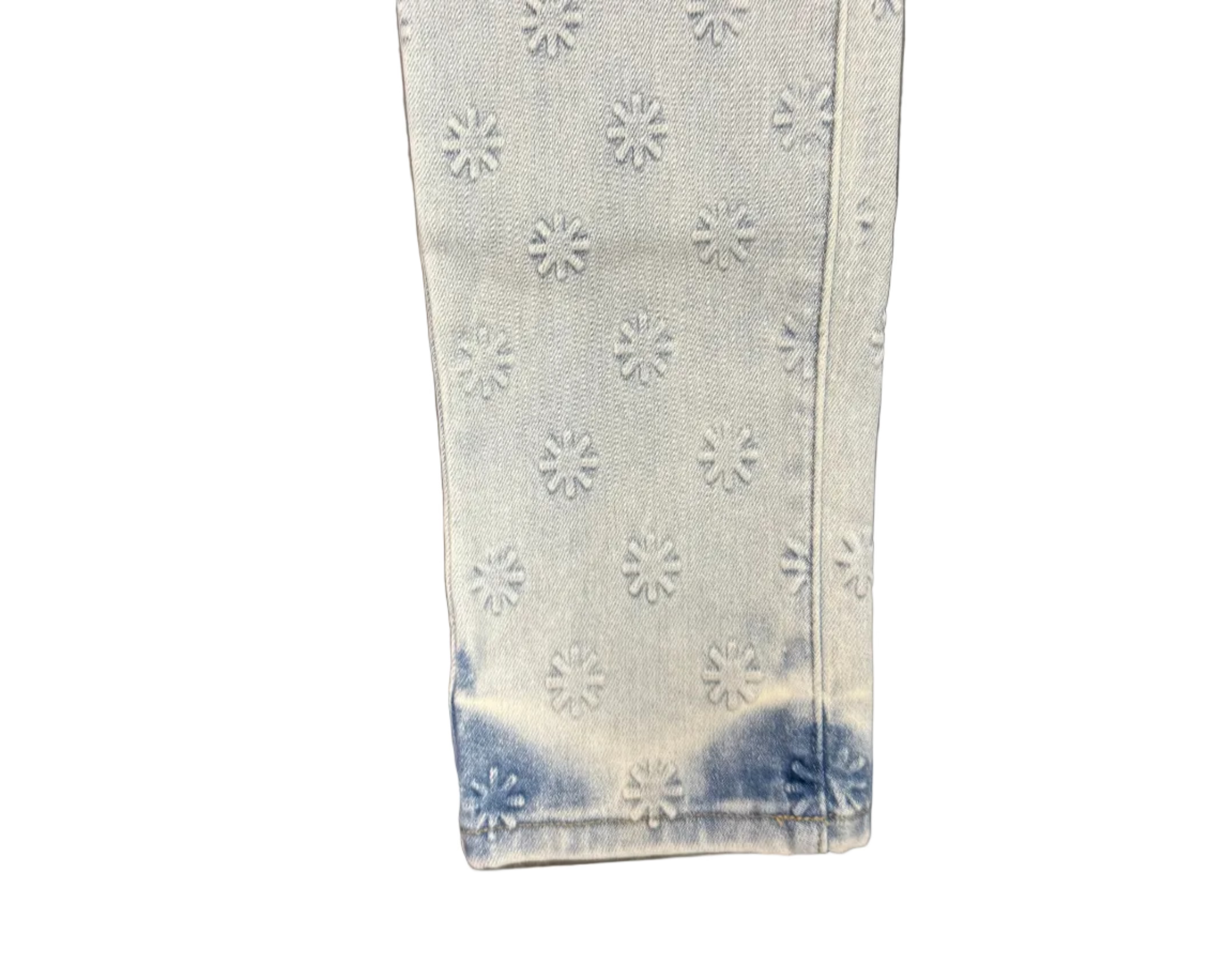Rever Jeans Floral Embossed Jeans