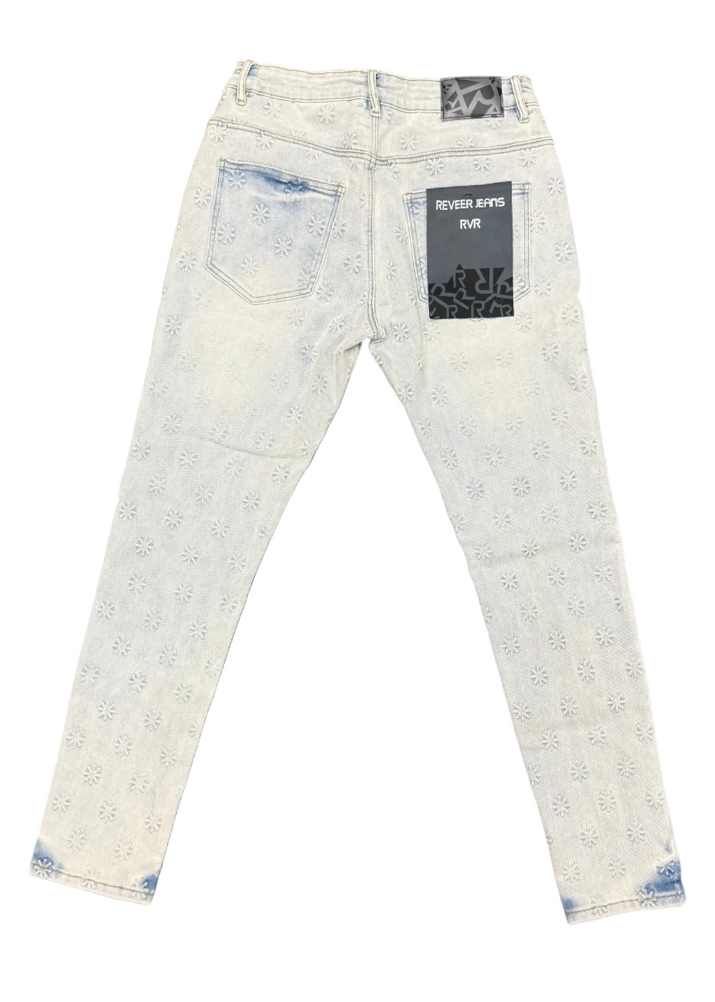 Rever Jeans Floral Embossed Jeans