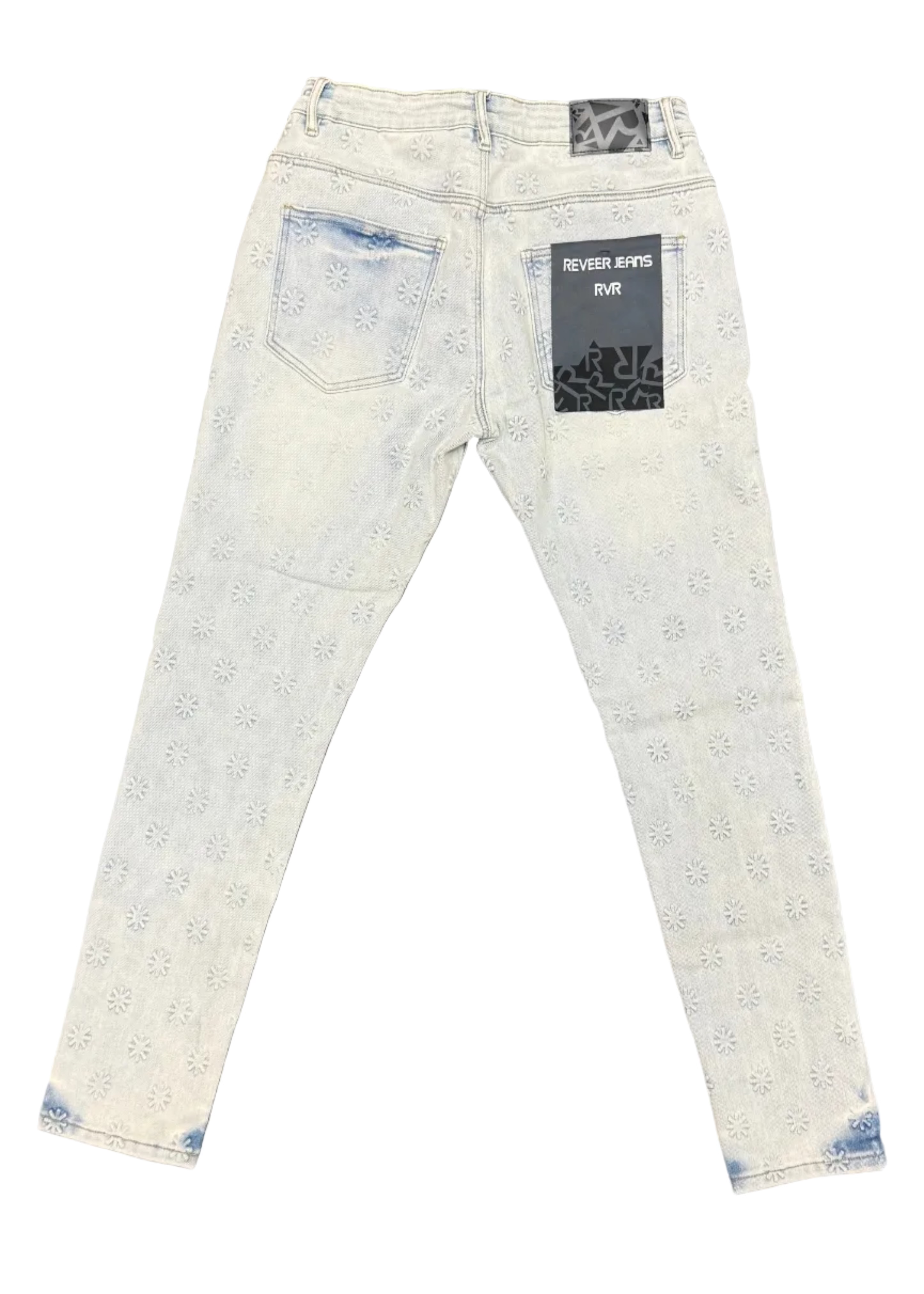 Rever Jeans Floral Embossed Jeans