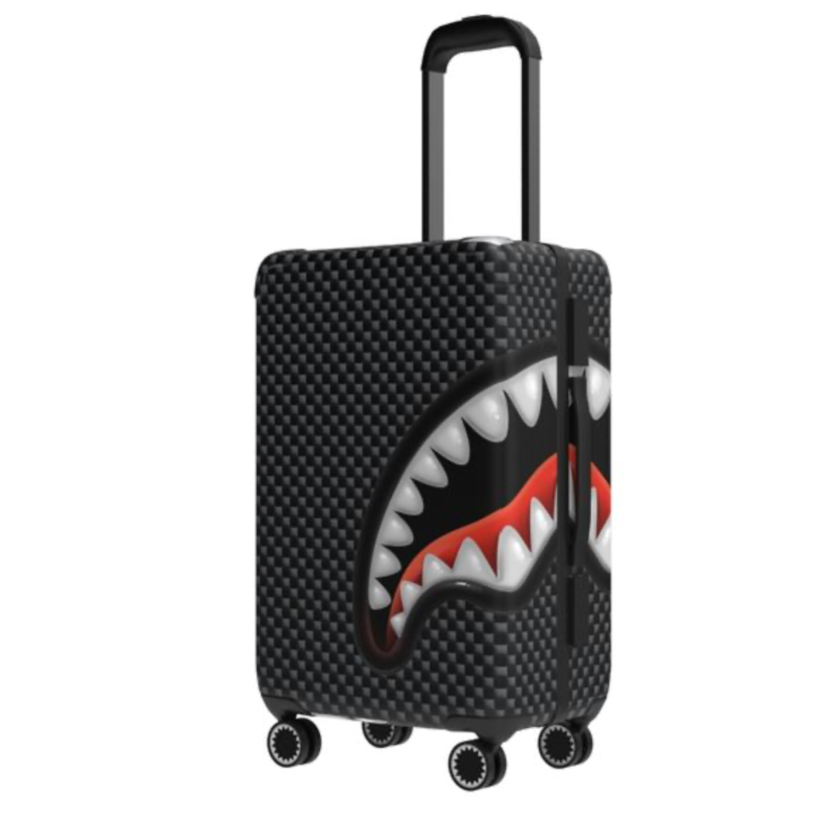SHARKS IN PARIS BALLOON BLACK CARRY-ON LUGGAGE