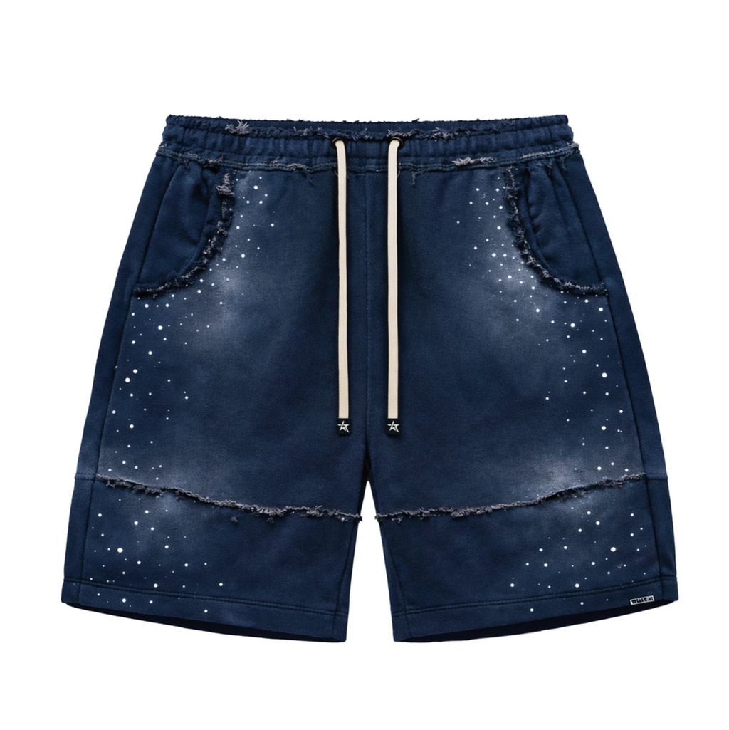 WKND "BORN A STAR SHORTS" BLUE