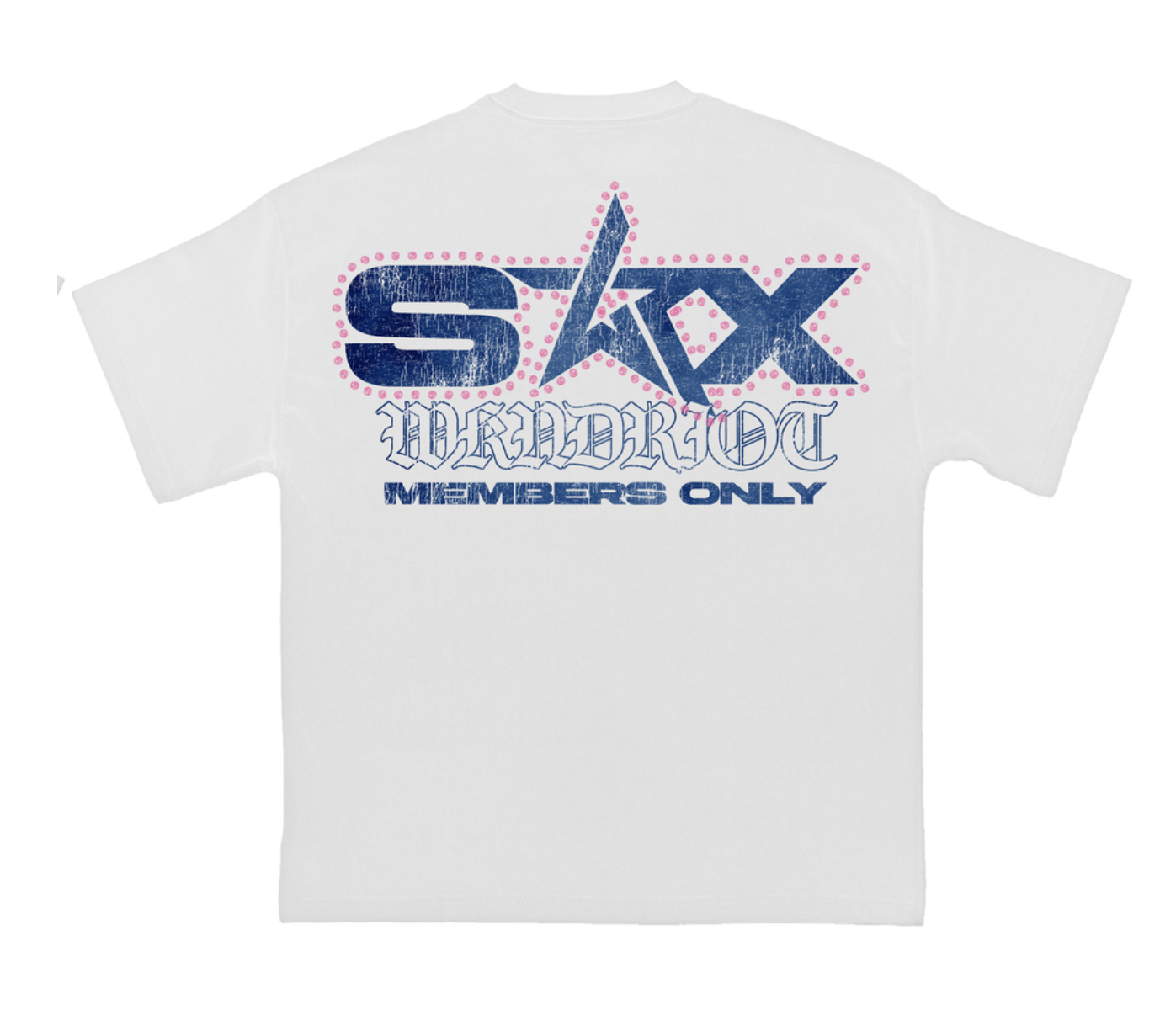 SEX W/ PINK RHINESTONES (SEX) TEE