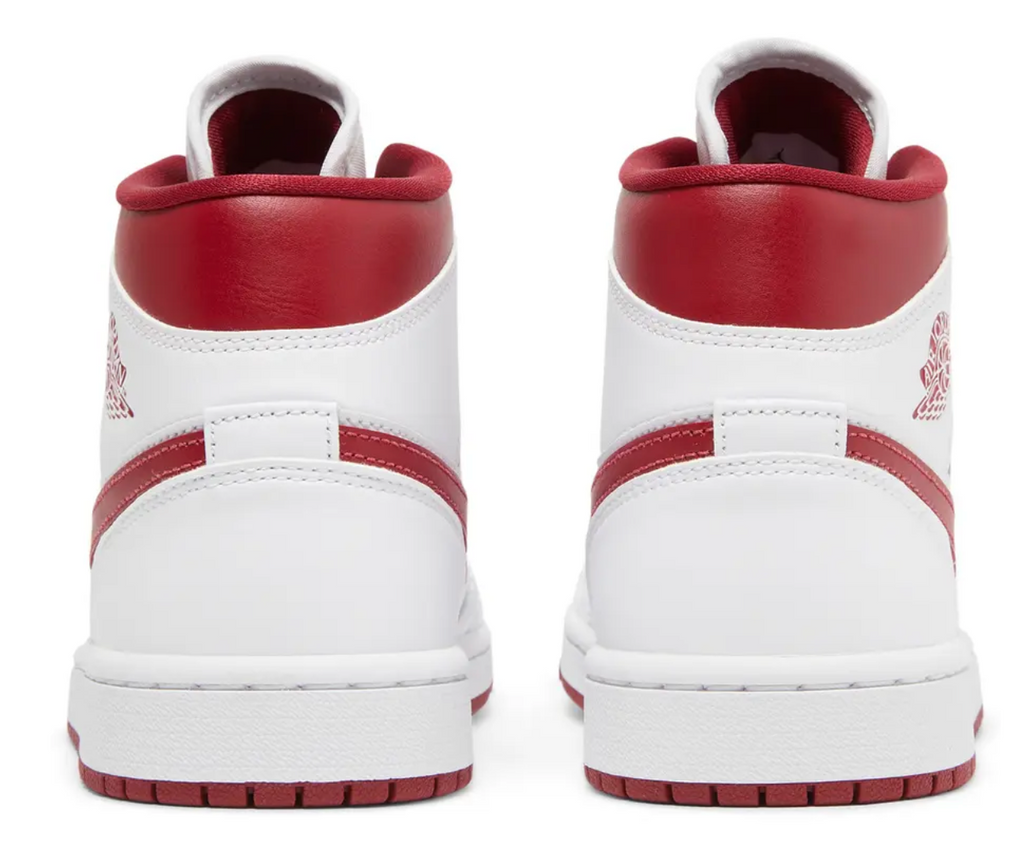 Wmns Air Jordan 1 Mid 'White Pomegranate'