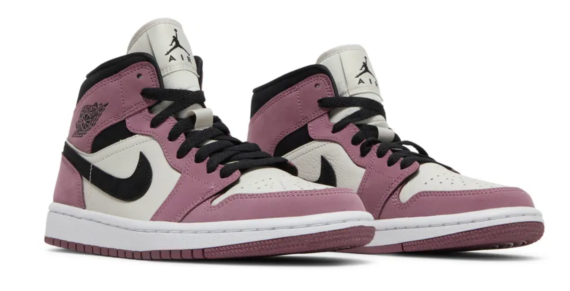 Wmns Jordan 1 Mid 'Berry Pink'