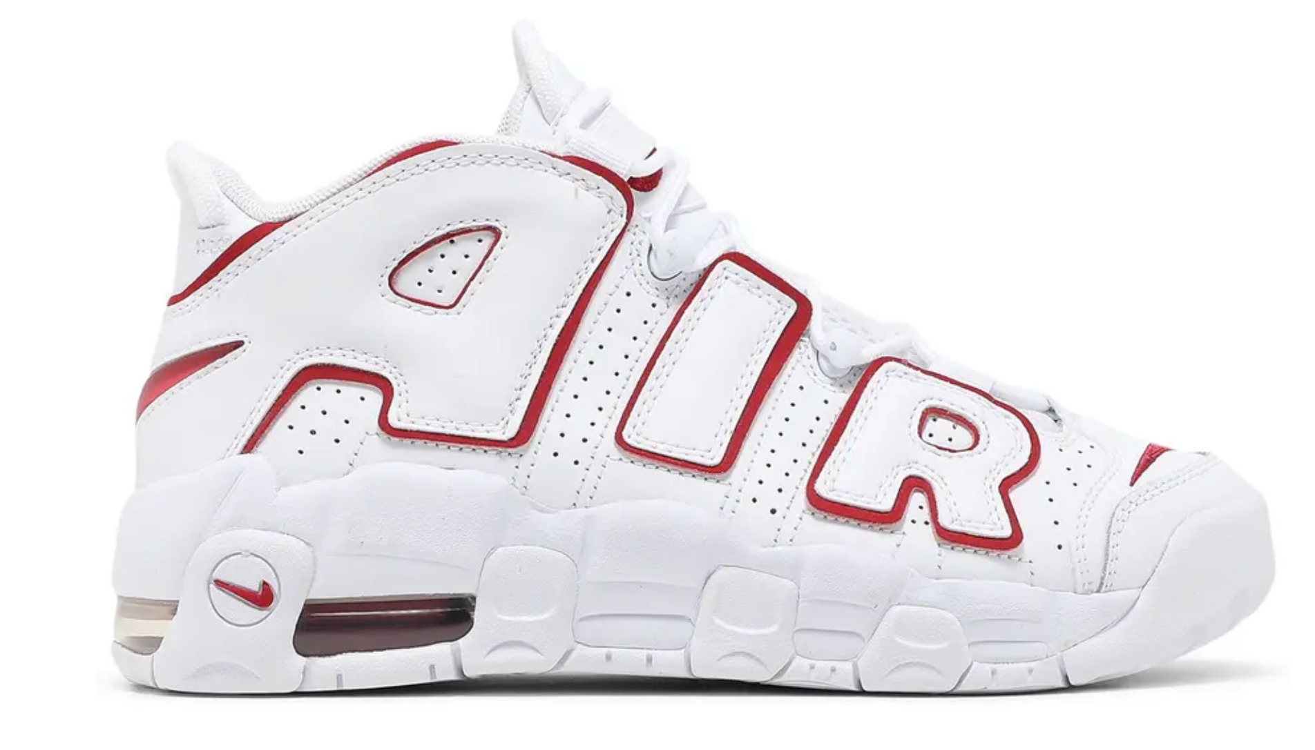 Nike Air More Uptempo 'White Red' 2021