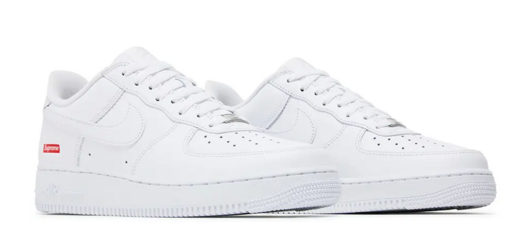 Supreme x Nike Air Force 1 Low 'Box Logo - White'