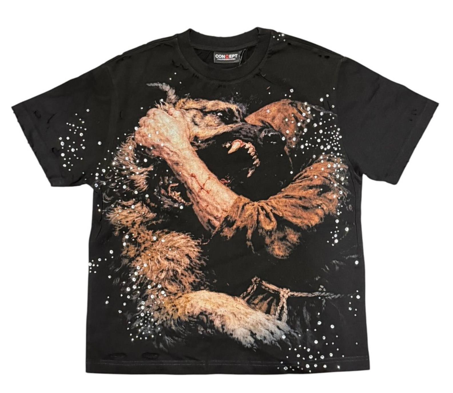 Concept "Dog Bite" Tee- Blk