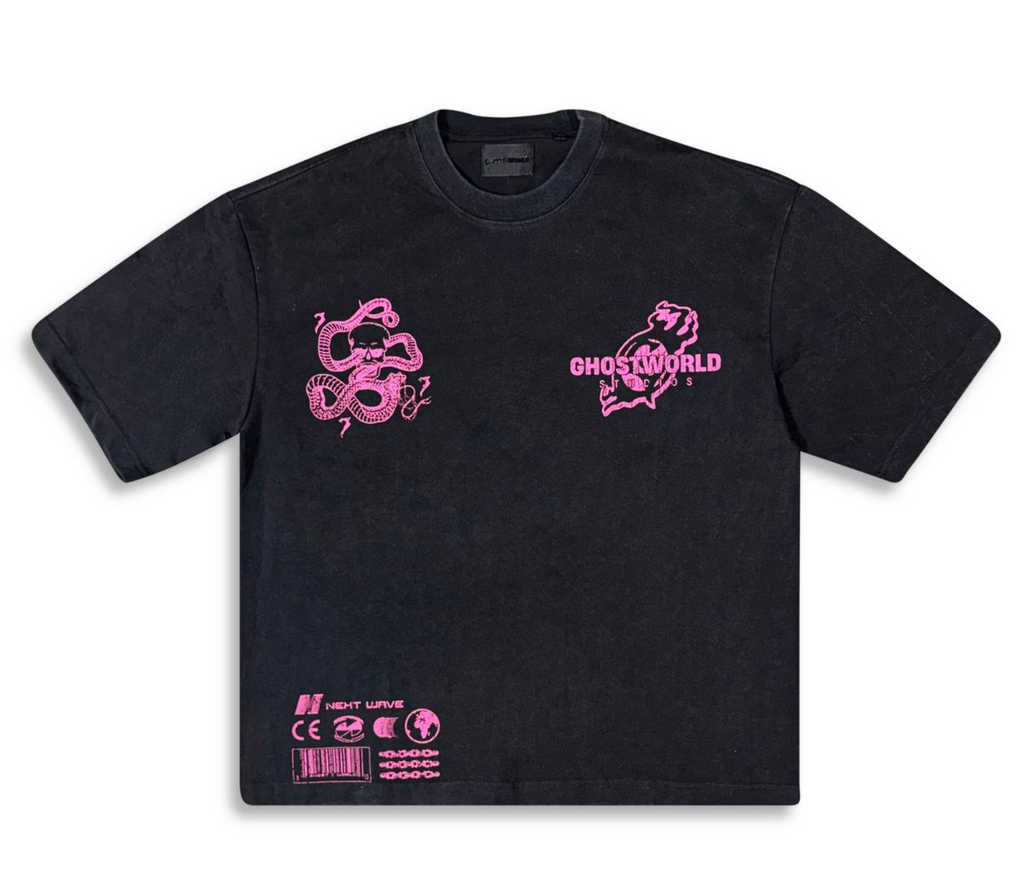 GHST WRLD "World at War" Black Tee