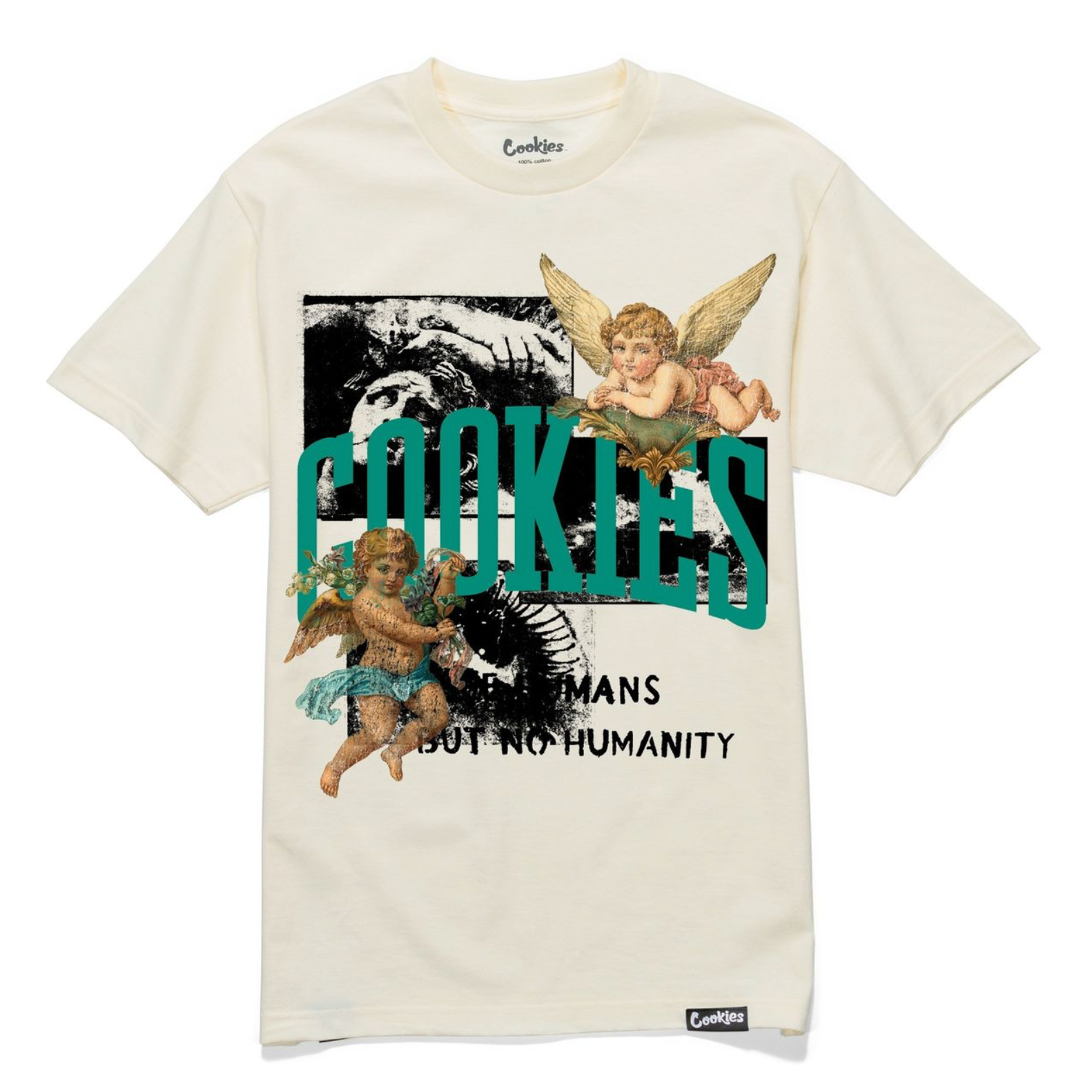 Cookies No Humanity SS Tee - Cream