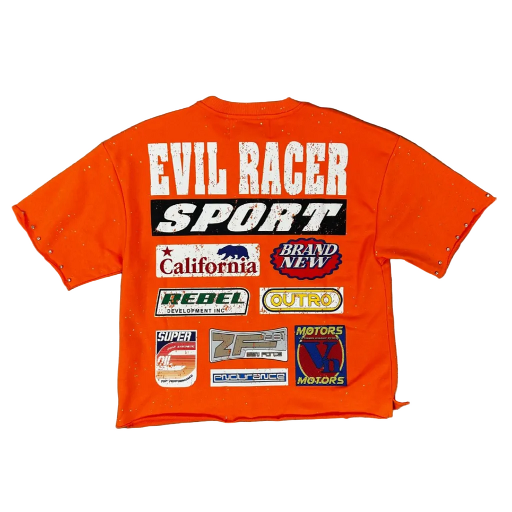 BKYS "Evil Racer" F-Terry Cropped T-Shirt