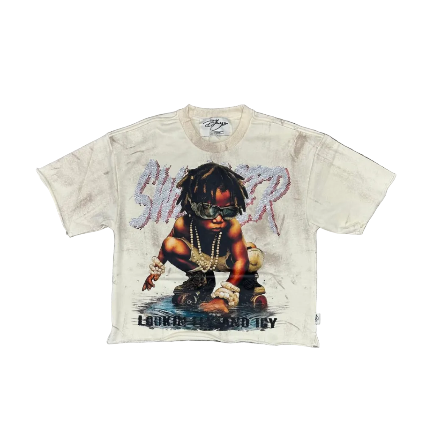 BKYS "Swagger" F-Terry Cropped T-Shirt