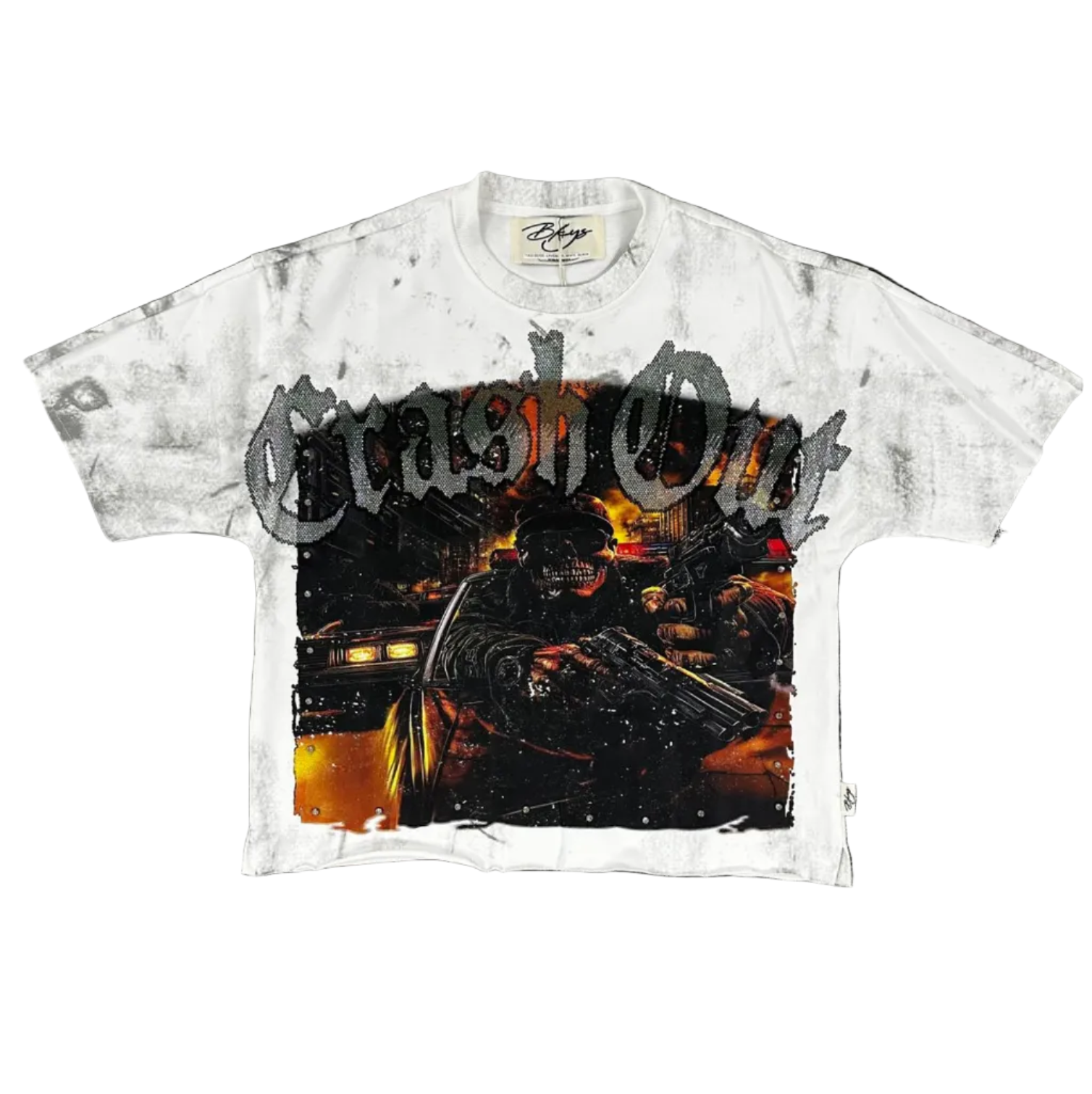 BKYS "Crash Out" F-Terry Cropped T-Shirt