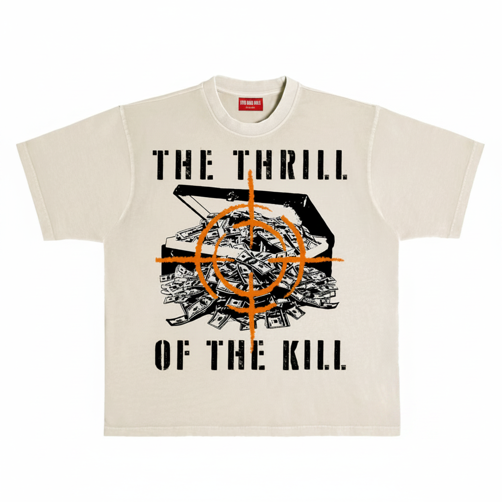 Rich Dead Idols "Shoot to Thrill" T-Shirt – Tan