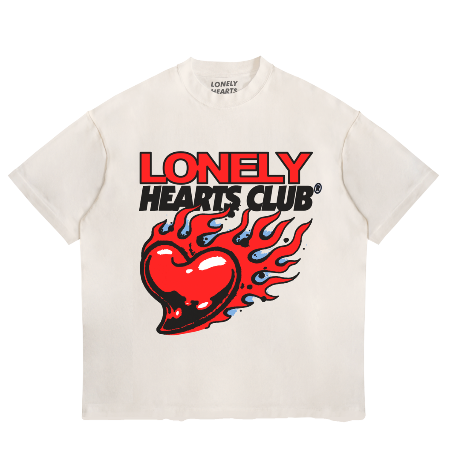 Lonely Hearts Club Flaming Heart TEE