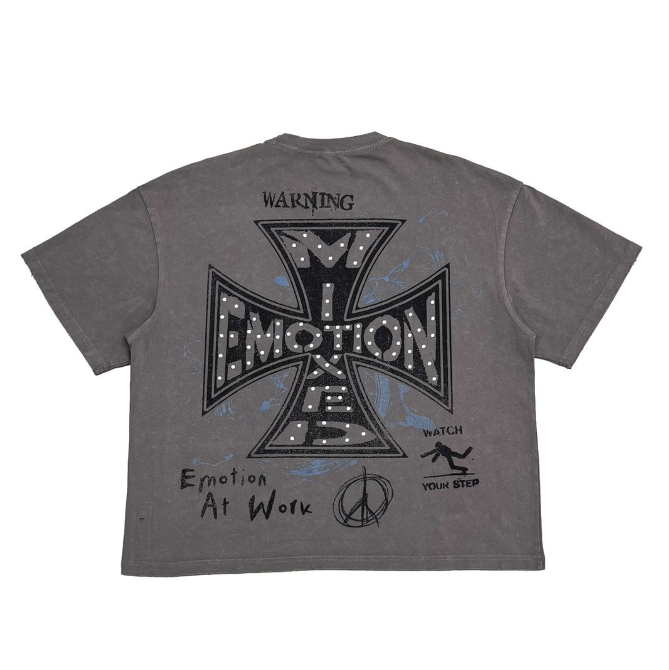 Mixed Emotions Grey "Friends" Tee