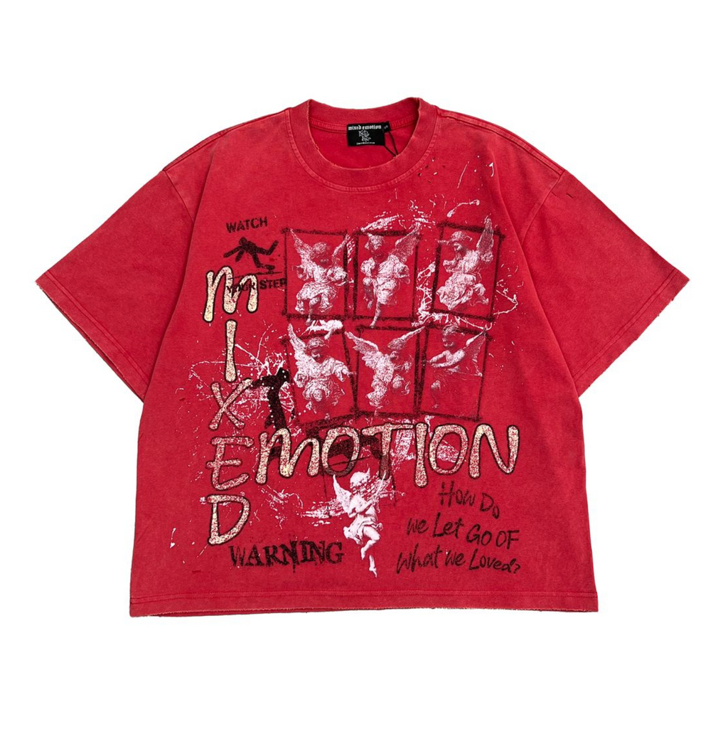 Mixed Emotions Red "Crimson" Tee