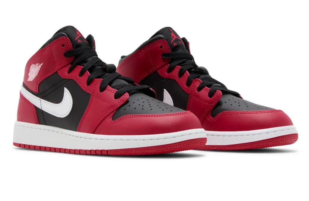 Air Jordan 1 Mid GS 'Gym Red Black White'