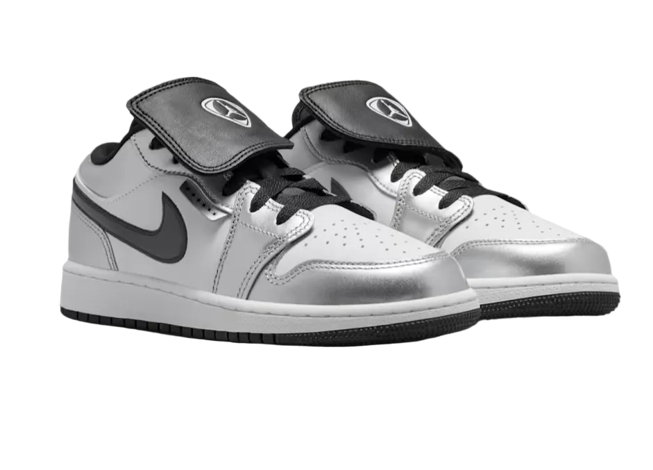 Air Jordan 1 Low SE GS 'Metallic Silver'
