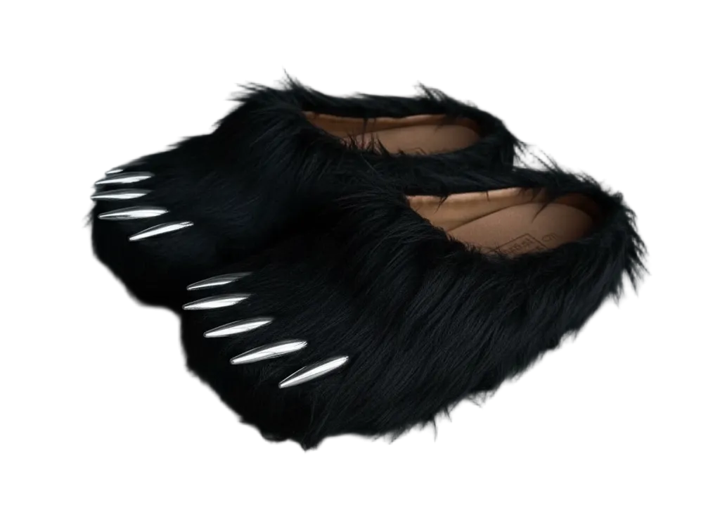 Bravest Studios Bear Claw Mule Clogs - Black