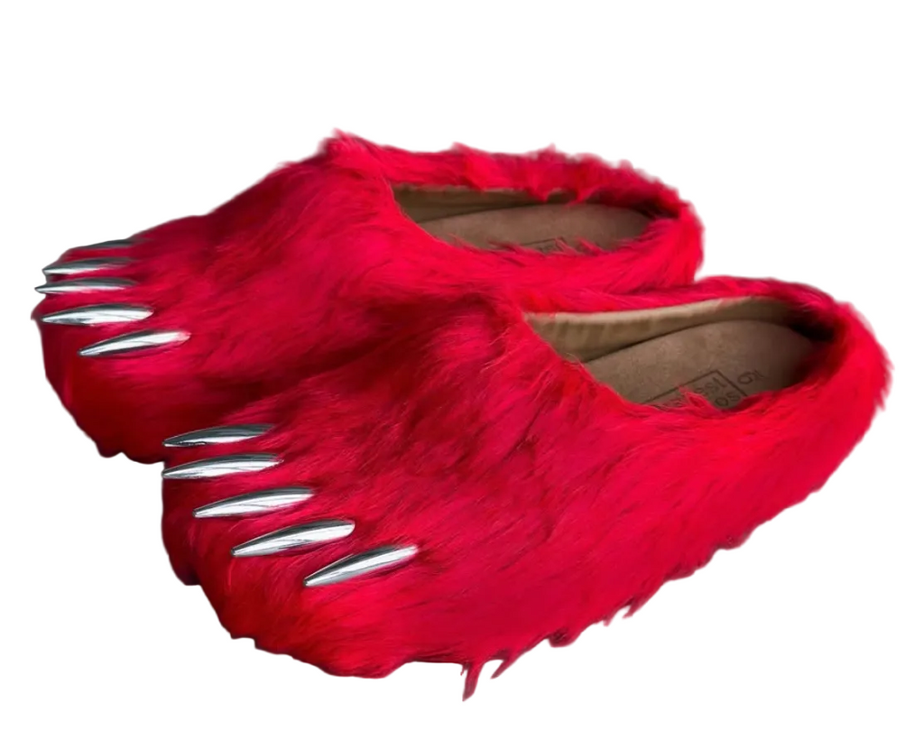 Bravest Studios Bear Claw Mule Clogs - Red