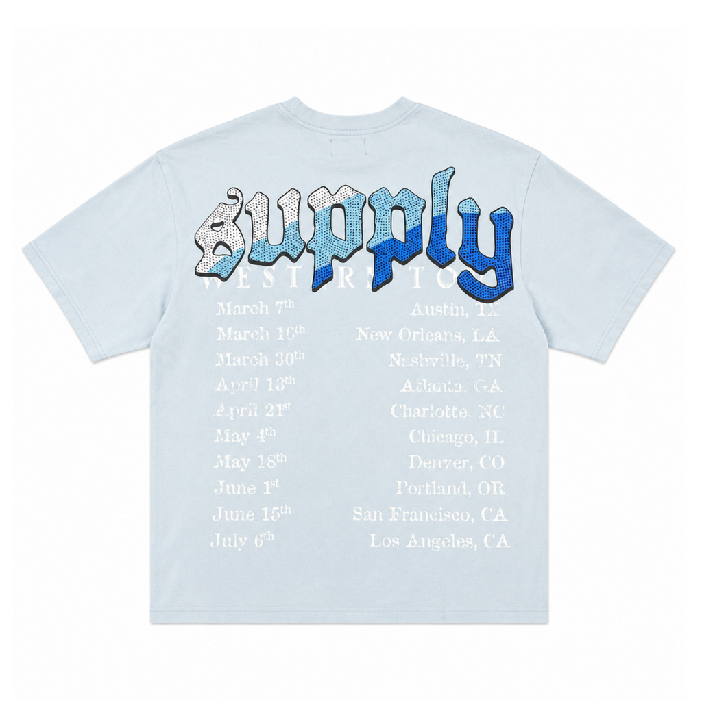 SUPPLY Heavy Metal Tee Lt. Blue