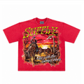 SUPPLY Sunset Blues Tee Red