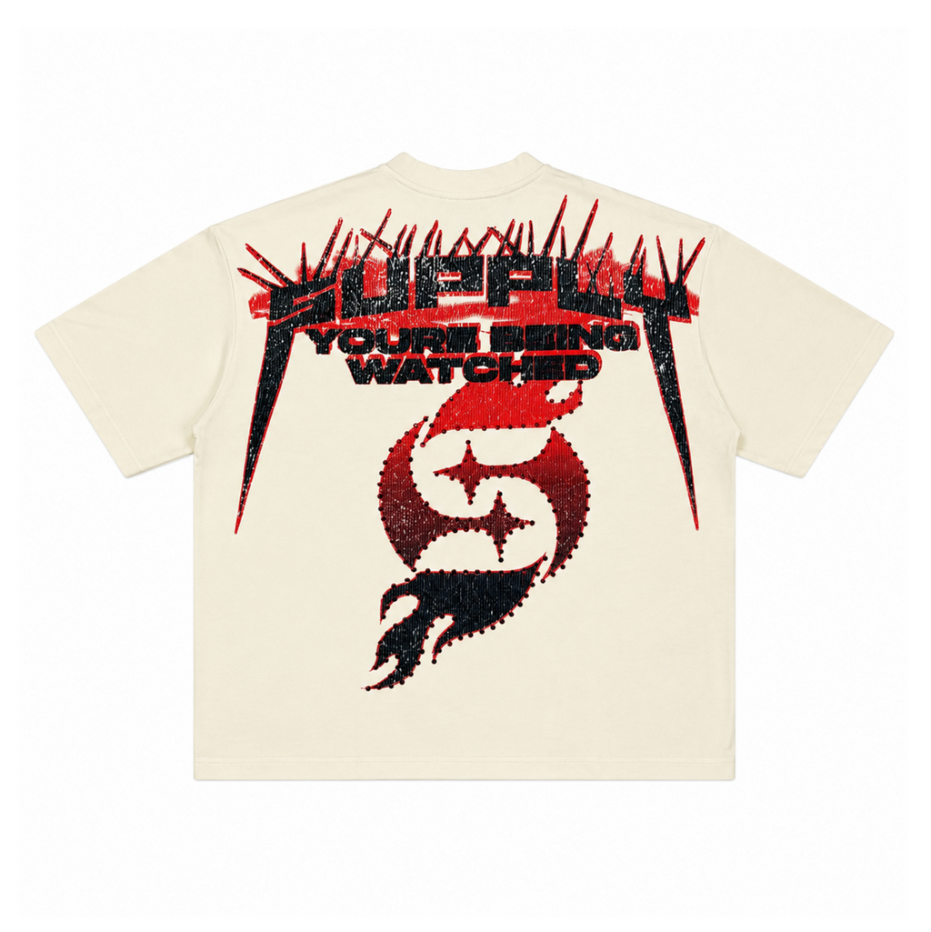 SUPPLY You Being Watched Tee Beige