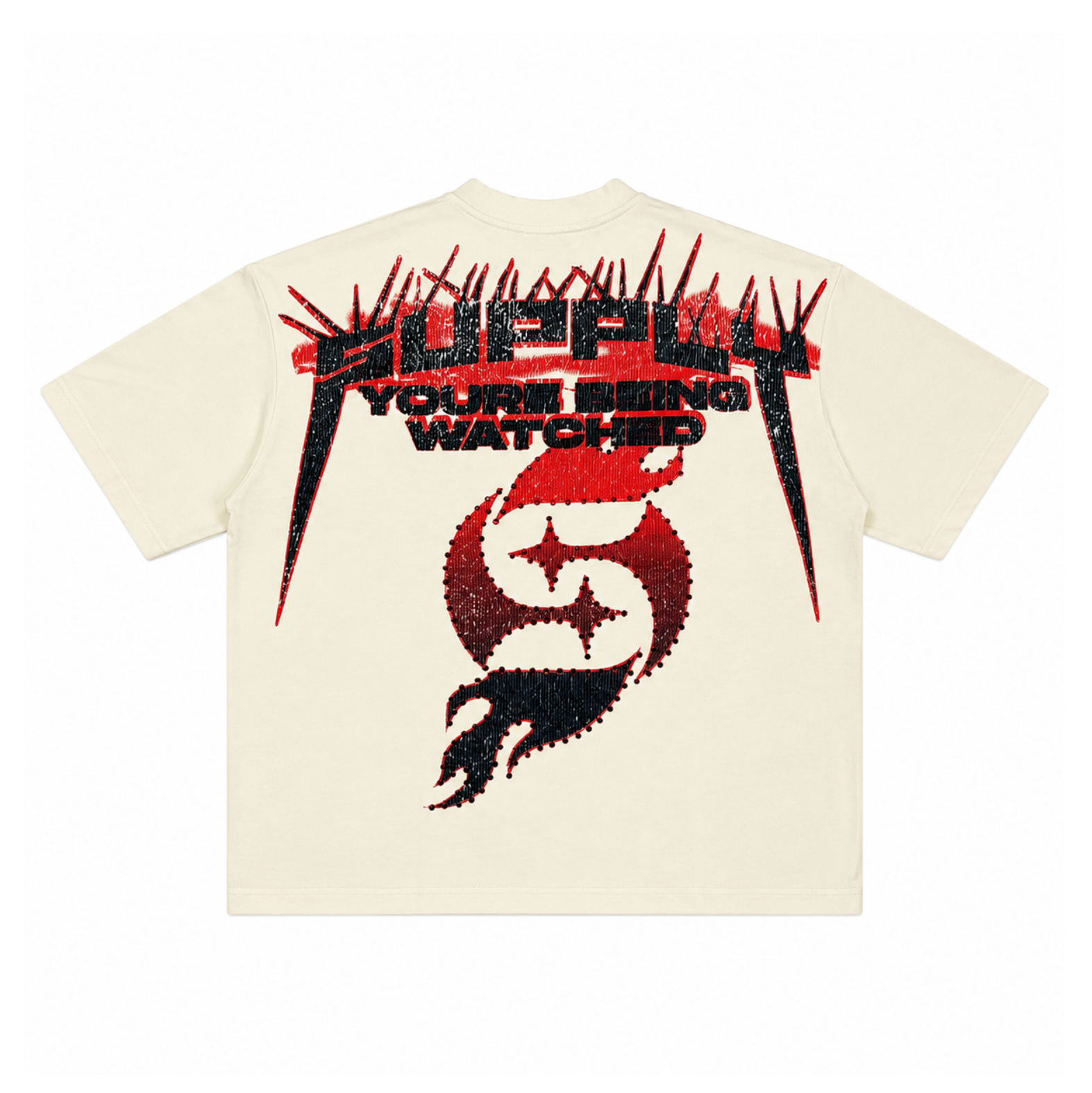 SUPPLY You Being Watched Tee Beige
