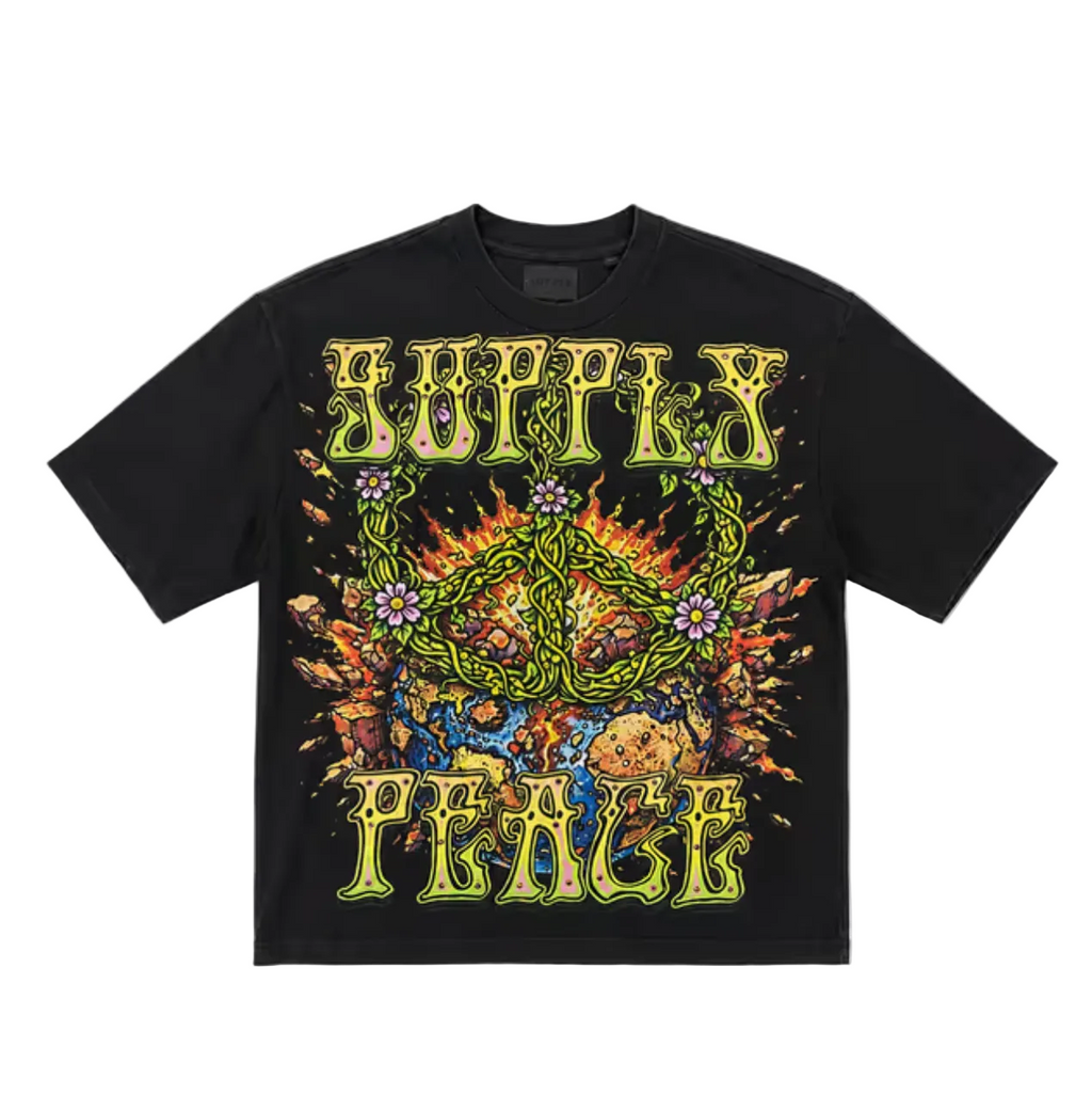 Supply Peace Black Tee