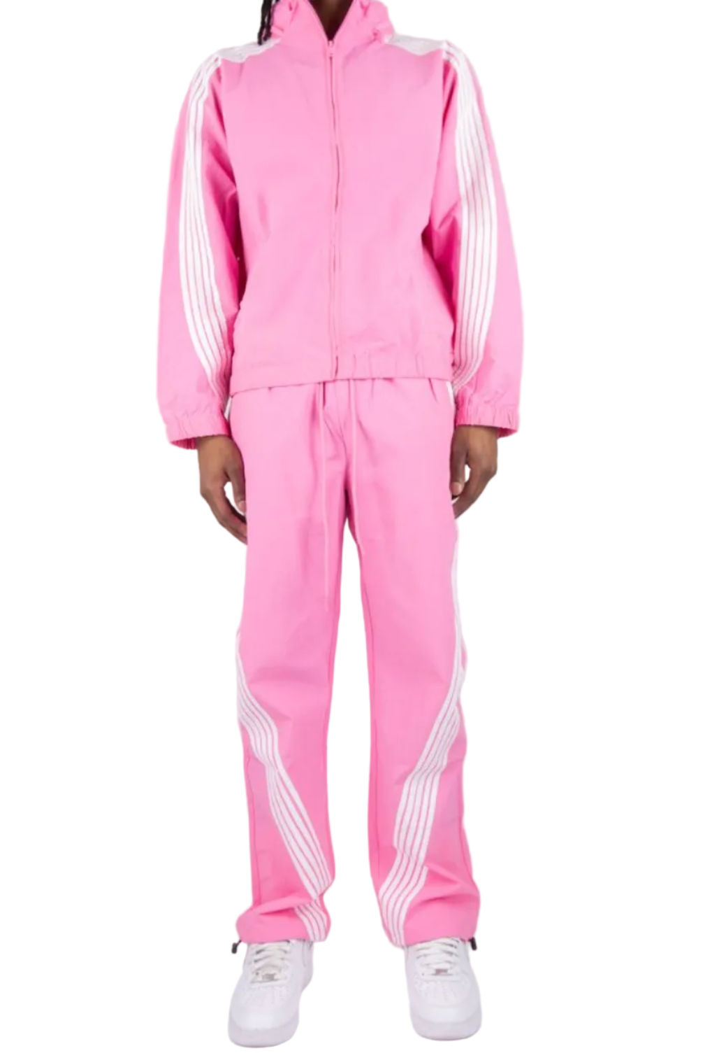Rebel Minds Striped Nylon Pants