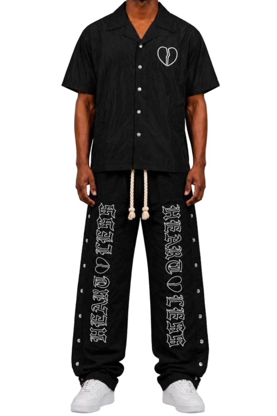 FOCUS Heartless Nylon Button Down B