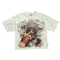 BKYS "Iced Out" Cropped T-Shirt – White