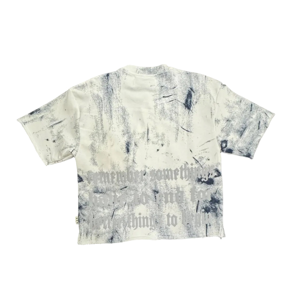 BKYS "Lasting Impression" Cropped T-Shirt – White
