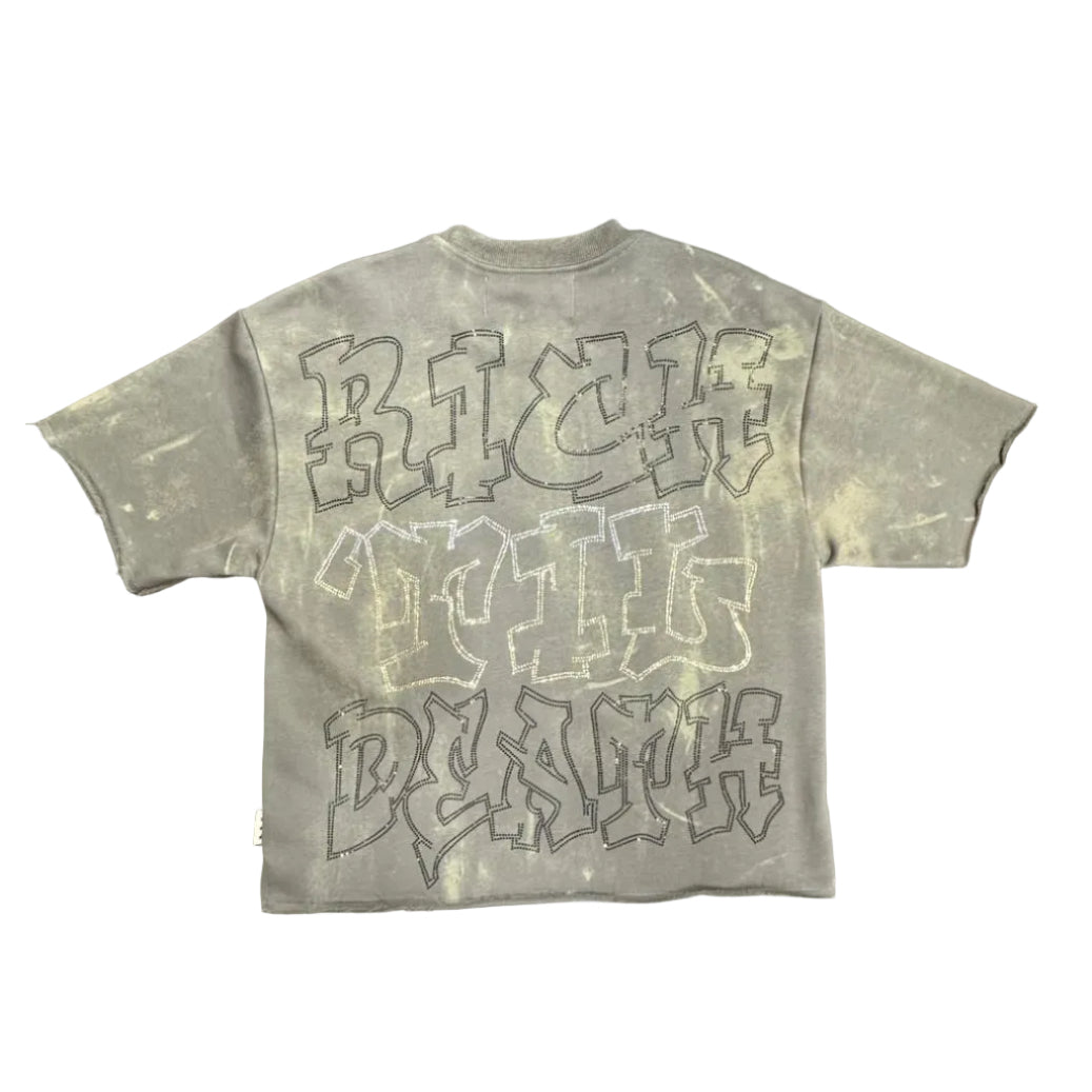 BKYS "Rich Till Death" Cropped T-Shirt