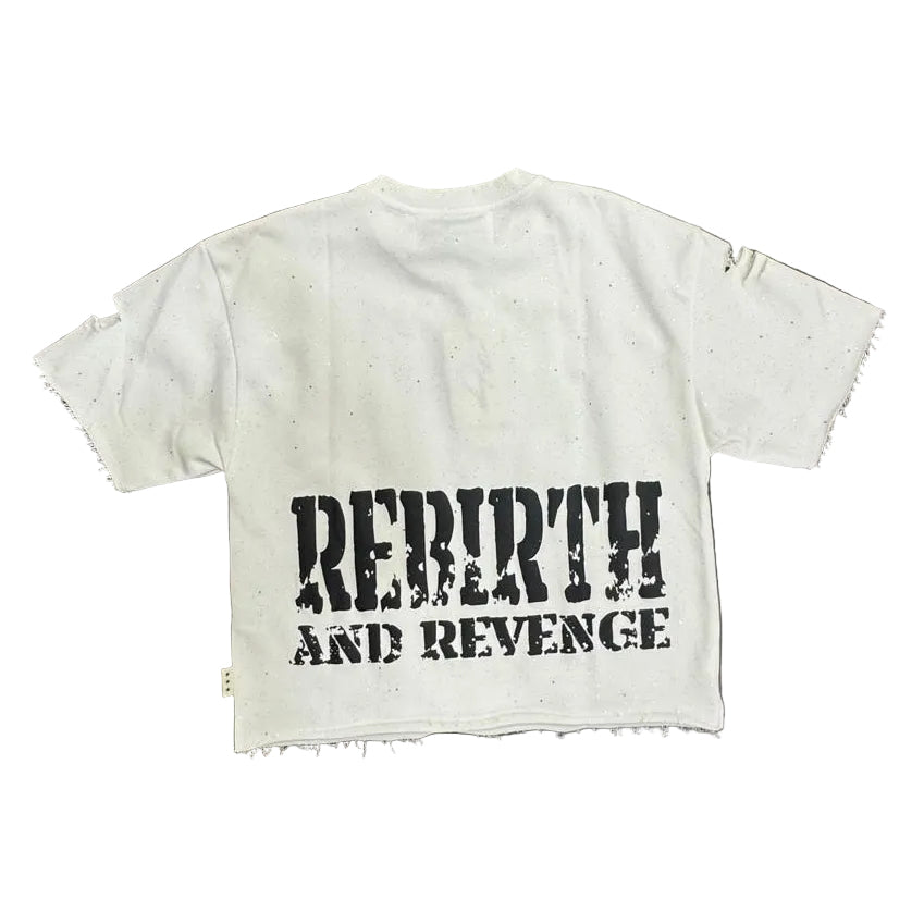 BKYS "Rebirth" Cropped T-Shirt – White