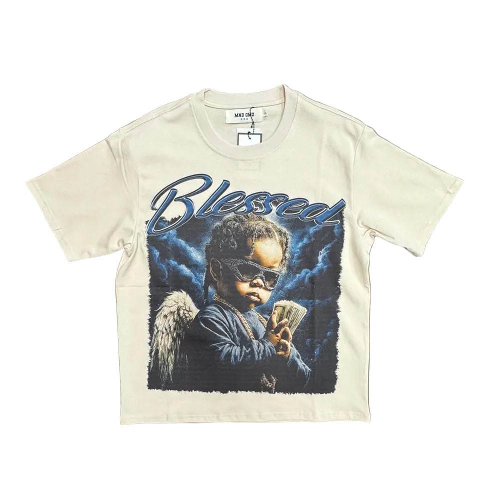 MND GMZ Blessed Money Angel Graphic Tee