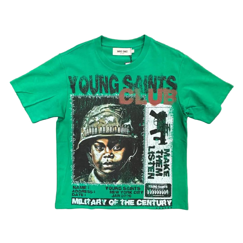 MND GMZ Young Saints Club Tee – Green