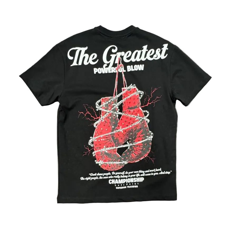 Left Point Boxing Ring Graphic TEE