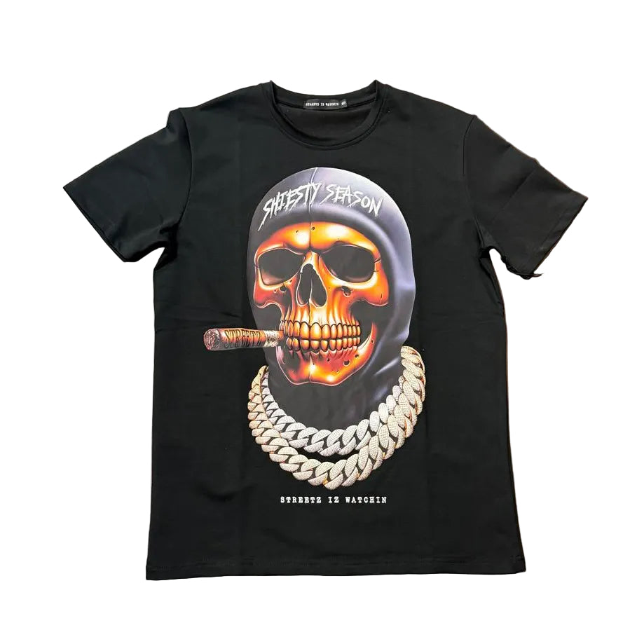 Streetz Iz Watchin Skull Tee