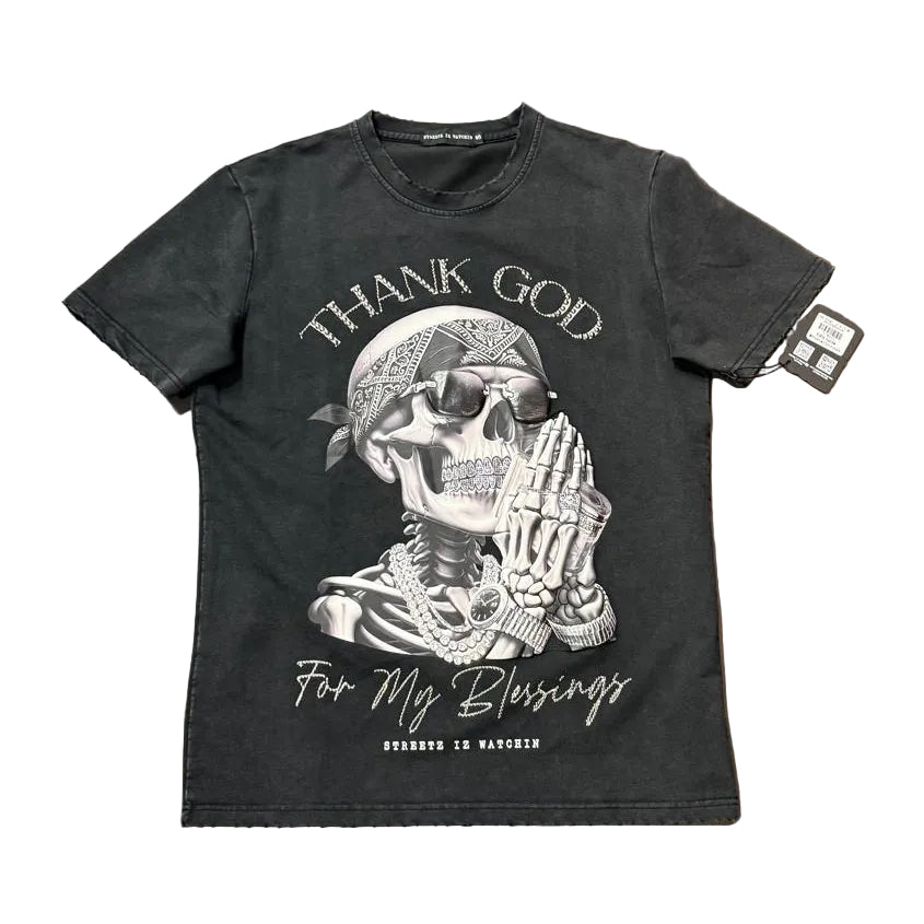 Streetz Iz Watchin "Thank God" Graphic Tee